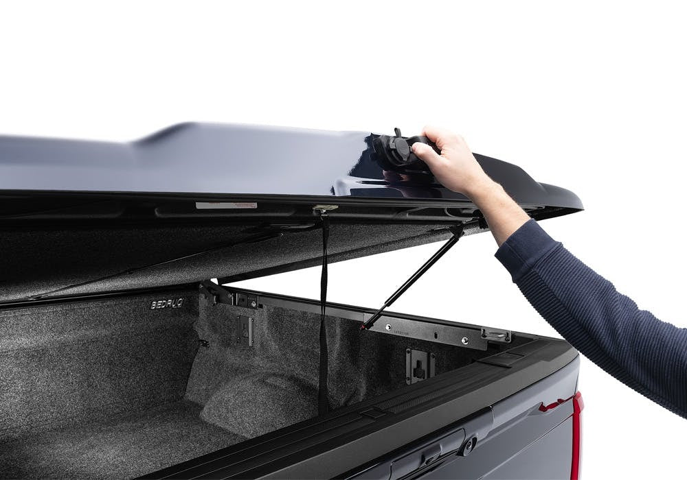 UnderCover UC2218S Elite Smooth Tonneau Cover, Smooth Gray Finish, Must Be Painted