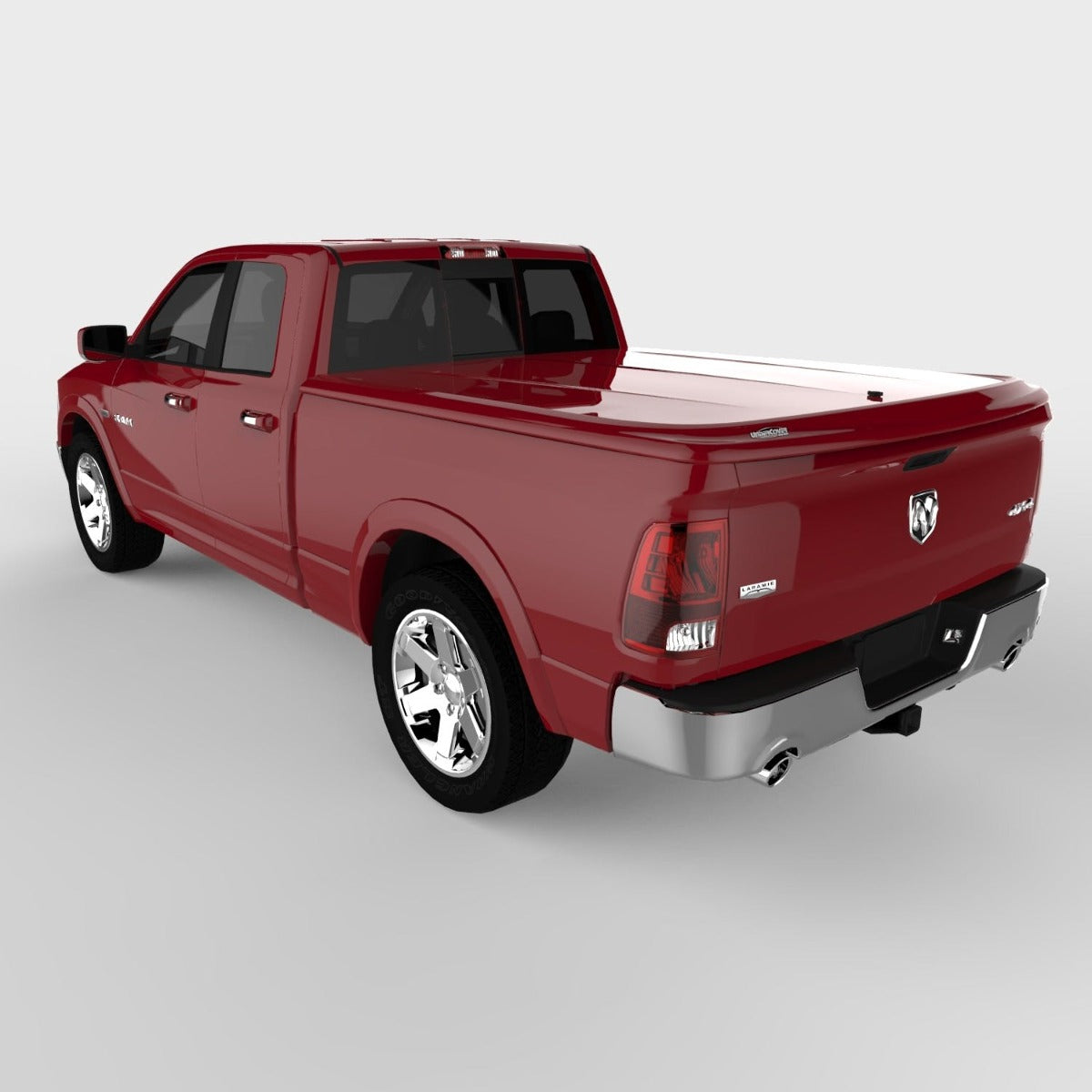 UnderCover UC3076L-PR4 LUX Tonneau Cover, Flame Red