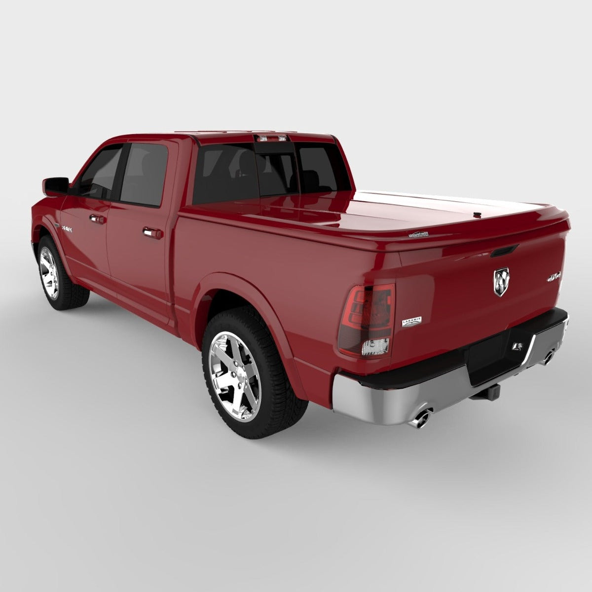 UnderCover UC3086L-PR4 LUX Tonneau Cover, Flame Red