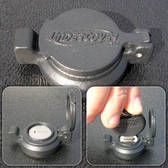 UnderCover UC3116L-JSC LUX Tonneau Cover, Billet Silver