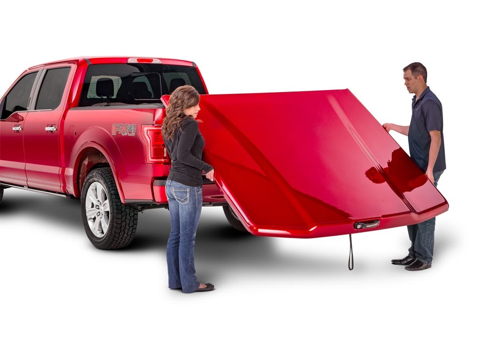 UnderCover UC3118S Elite Smooth Tonneau Cover, Smooth Gray Finish, Must Be Painted