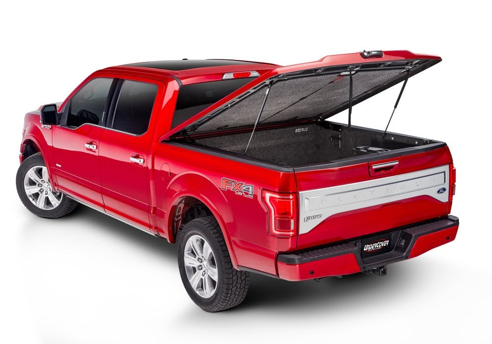UnderCover UC3118S Elite Smooth Tonneau Cover, Smooth Gray Finish, Must Be Painted