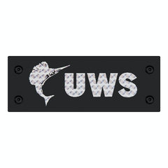 DISCONTINUED - UWS 002-UWSBLACK Replacement Rivet-On UWS Logo Badge