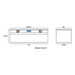 UWS EC20121 30 in. Truck Tool Box