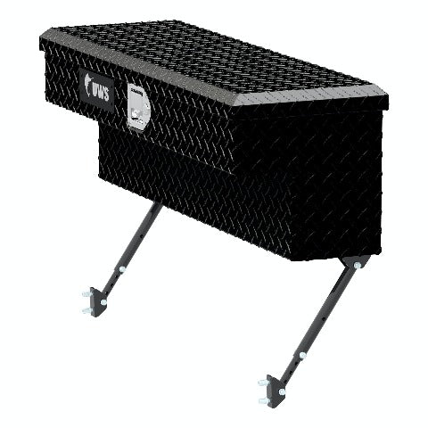 UWS EC30082-MK2 Gloss Black Aluminum 36 inch Truck Side Tool Box with Space-Saving Legs