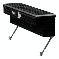UWS EC30102-MK2 Gloss Black Aluminum 48 inch Truck Side Tool Box with Space-Saving Legs