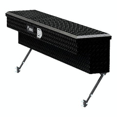 UWS EC30122-MK2 Gloss Black Aluminum 60 inch Truck Side Tool Box with Space-Saving Legs