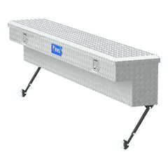 UWS EC30131-MK2 Bright Aluminum 72 inch Truck Side Tool Box with Space-Saving Legs