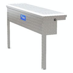 UWS EC30201 48 inch Low-Profile Truck Side Tool Box, bright aluminum (packed for parcel shipping
