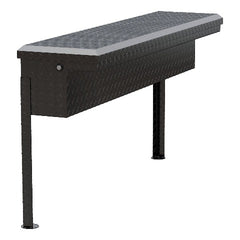 UWS EC30202 48 inch Low-Profile Truck Side Tool Box, gloss black (packaged for parcel shipping)
