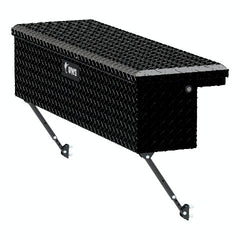 UWS EC30202-MK2 Gloss Black Aluminum 48 inch Truck Side Tool Box with Low Profile, Space-Saving Legs