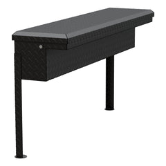 UWS EC30203 48 inch Low-Profile Truck Side Tool Box, matte black (packaged for parcel shipping)