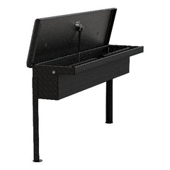 UWS EC30203 48 inch Low-Profile Truck Side Tool Box, matte black (packaged for parcel shipping)
