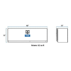 UWS EC40101 48 in. Single-Door Underbody Tool Box