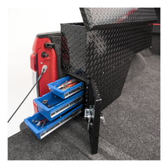 UWS FW-48-DS-D-BLK 48 inch Aluminum Fender Well with Draw Slide Driver Side Black