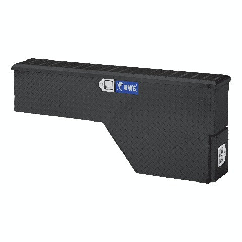 UWS FW-48-DS-D-BLK 48 inch Aluminum Fender Well with Draw Slide Driver Side Black