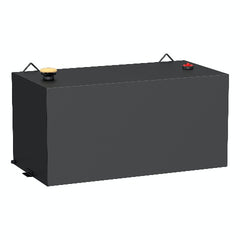 UWS ST-100-RT-MB Matte Black 100-Gallon Rectangle Steel Transfer Tank