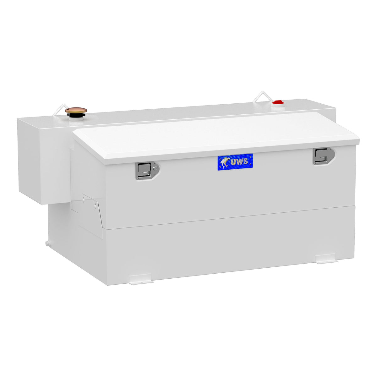 UWS ST-100HH-CB-W Hammerhead 100-Gallon Steel-Aluminum Combo Transfer Tank, White
