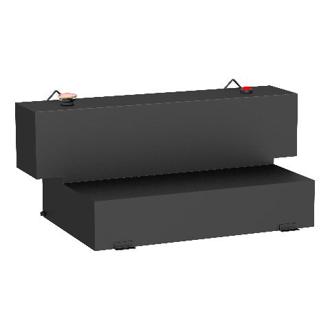 UWS ST-100HH-MB Hammerhead 100-Gallon L-Shape Steel Transfer Tank, Matte Black