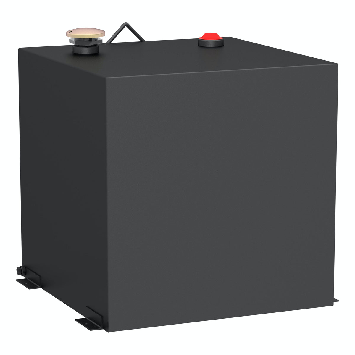 UWS ST-53-R-MB Matte Black 53-Gallon Rectangle Steel Transfer Tank
