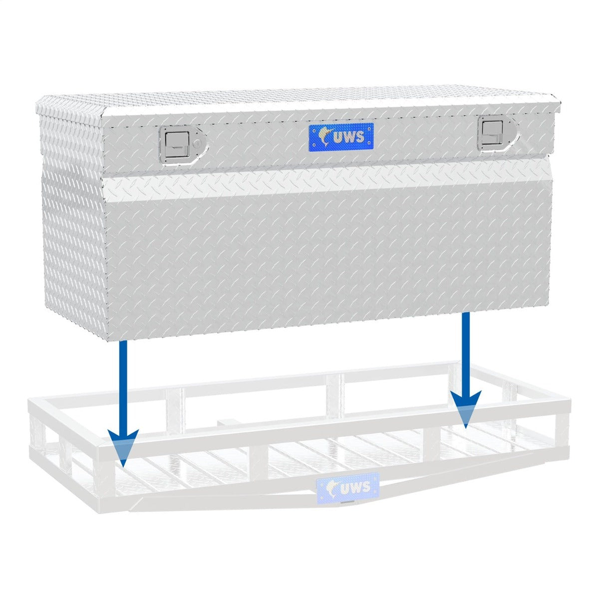 UWS TBC-48-DD 48 inch Aluminum Chest Box for #UWS-Carrier