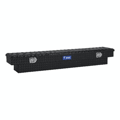 UWS TBS-60-SL-BLK 60 inch Aluminum Single Lid Crossover Toolbox Slim Line Black