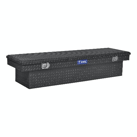 UWS TBS-66-BLK 66 inch Aluminum Single Lid Crossover Toolbox Black