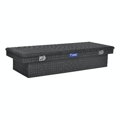 UWS TBS-69-LBTA-BLK 69 inch Aluminum Single Lid Crossover Toolbox Extra Wide Black