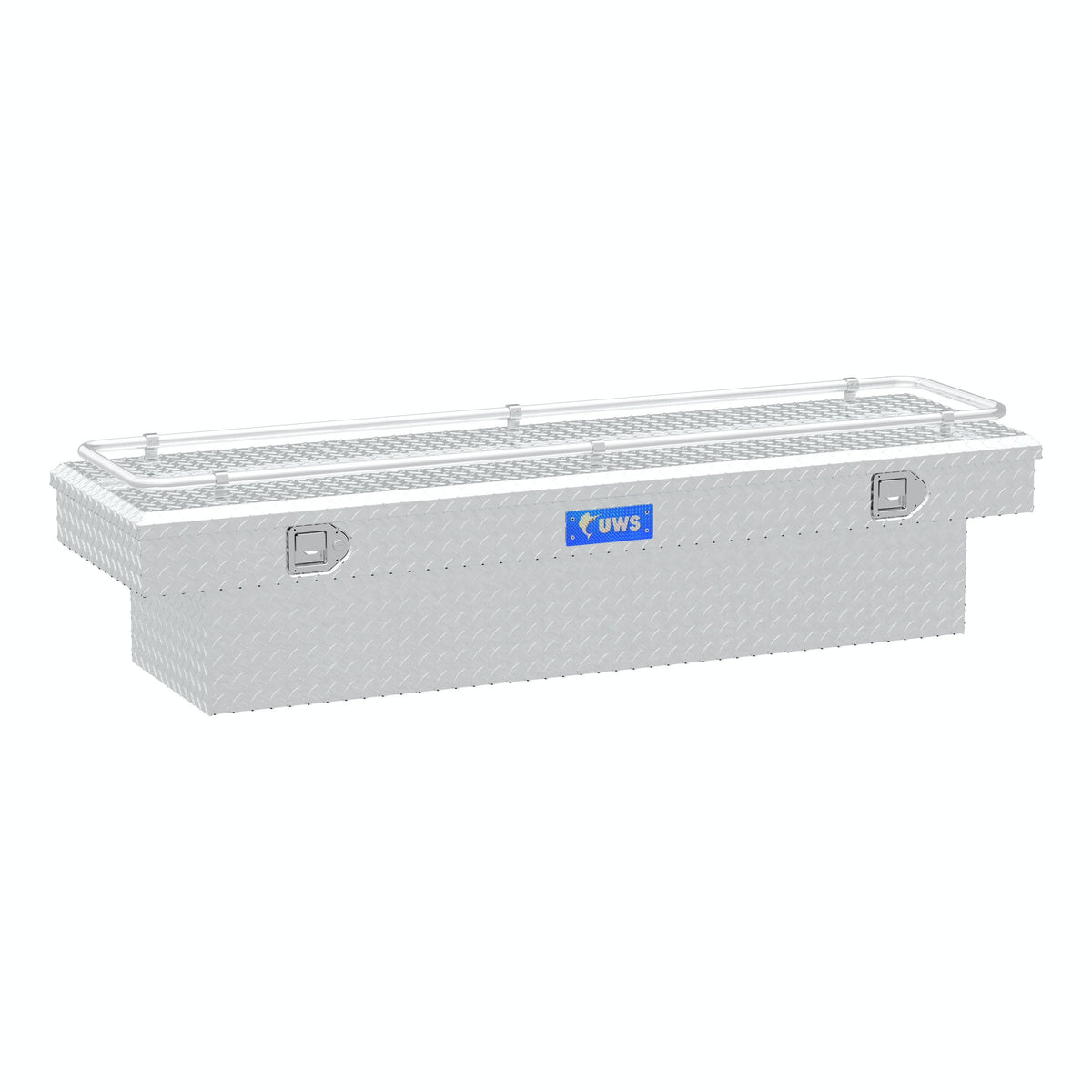 UWS TBS-69-R 69 inch Aluminum Single Lid Crossover Toolbox with Rail