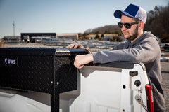 UWS TBSM-36-LP-MB 36 inch Low-Profile Truck Side Tool Box, matte black