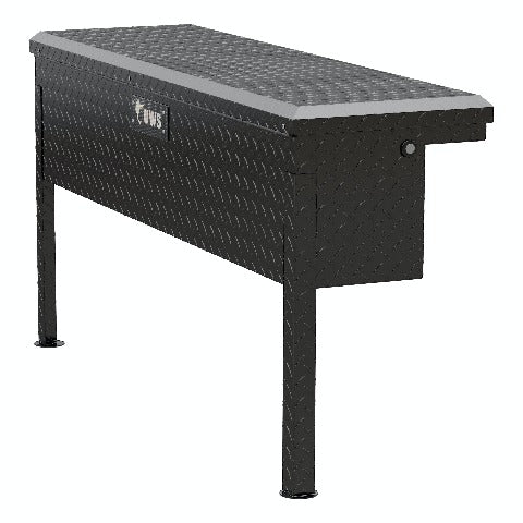 UWS TBSM-48-LP-BLK 48 inch Low Profile Truck Side Tool Box, Gloss Black