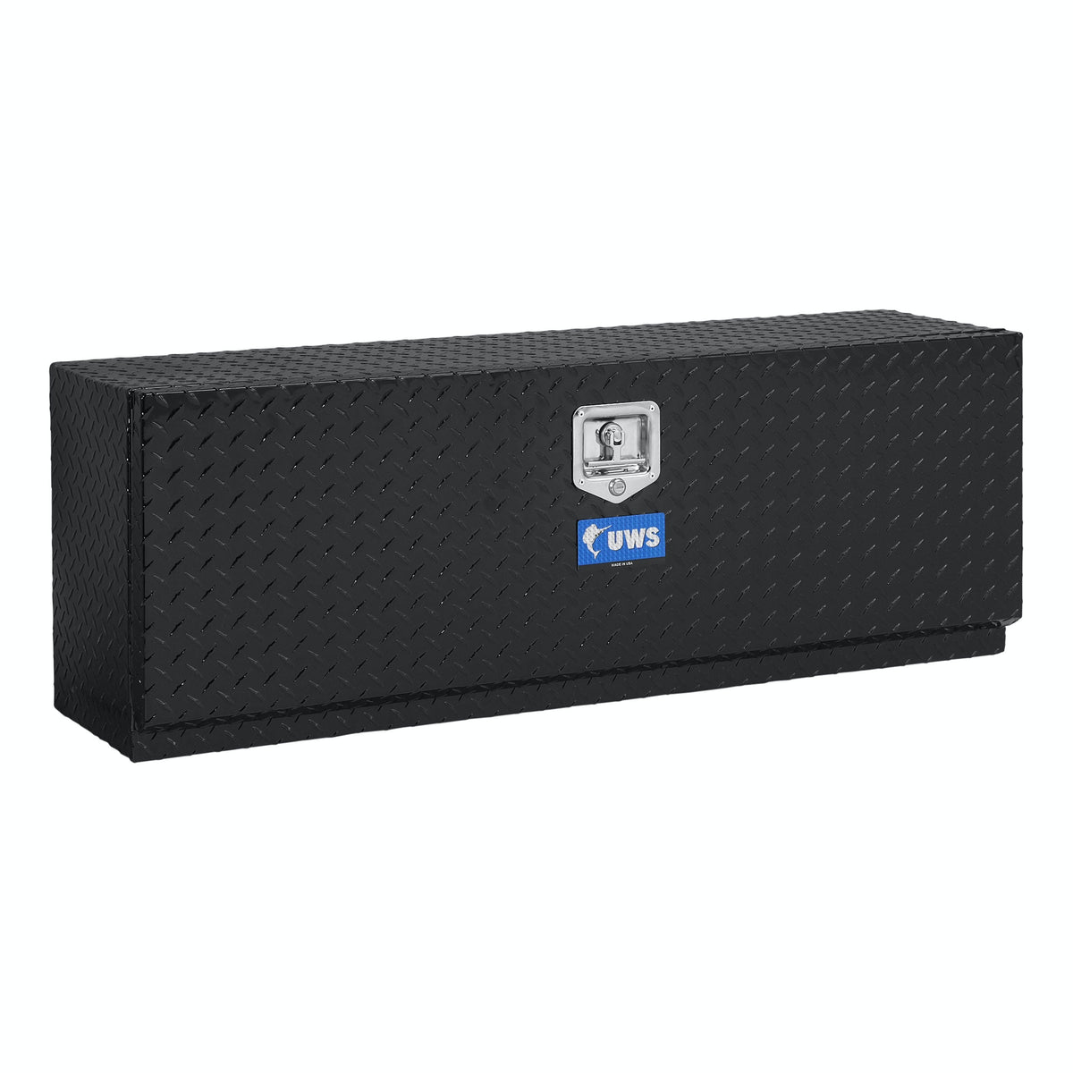 UWS TBTS-60-BLK 60 inch Aluminum Topsider Tool Box Single Door Black