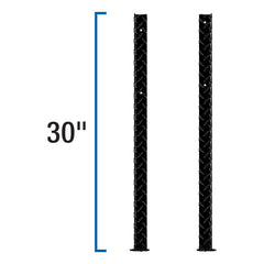 UWS TBTS-LEGS-BLK Replacement Topside Truck Tool Box Leg