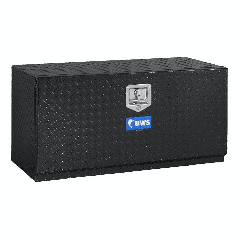 UWS TBUB-36-BLK 36 inch Aluminum Underbody Tool Box Single Door Black