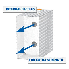 UWS TT-50-R-T-P Aluminum Transfer Tank 55 Gallon Rectangle Tank Bright
