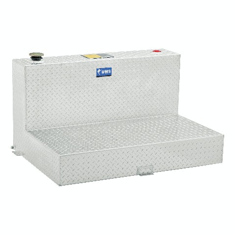 UWS TT-85-L-T-P Aluminum Transfer Tank 85 Gallon L-Tank Bright