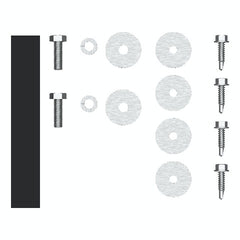 UWS UTV-59YV UTV Tool Box Hardware Kit
