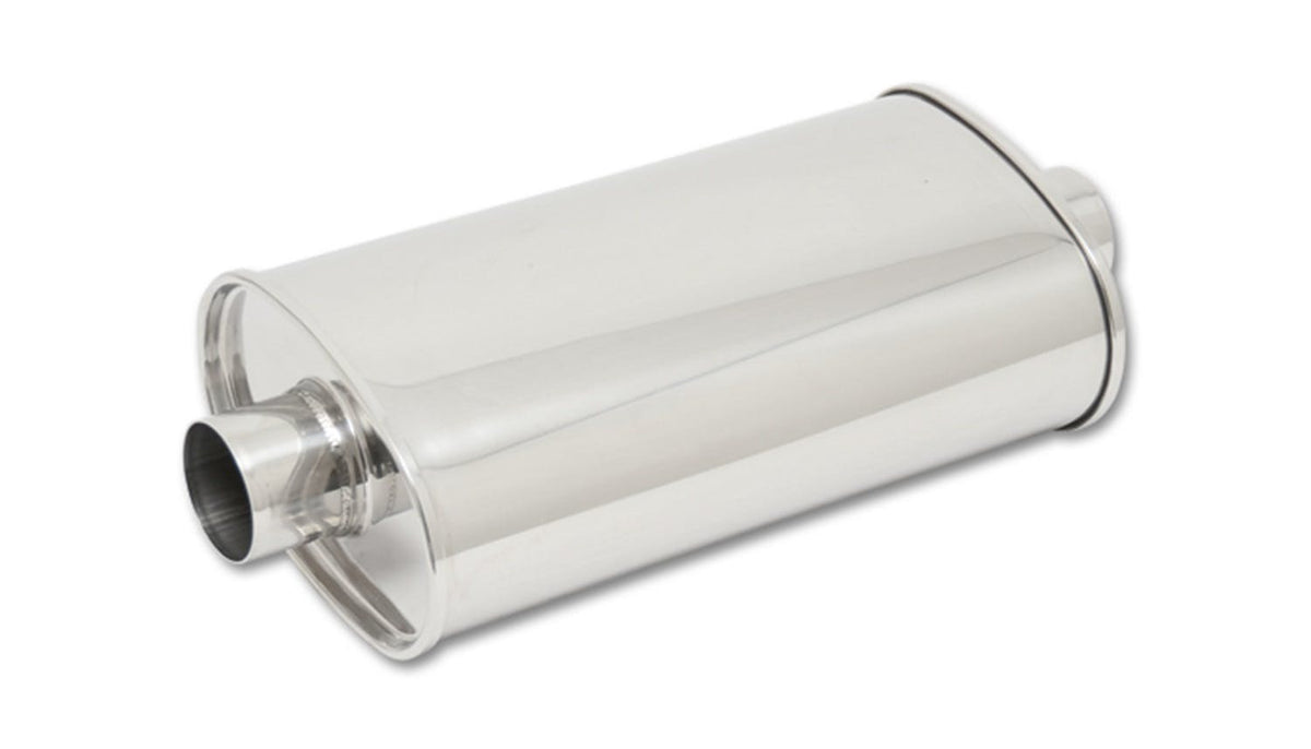 Vibrant Performance 1103 Oval Muffler, 3 inch inlet/outlet (Center-Center)