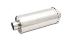 Vibrant Performance 1124 Round Muffler, 3.5 inch inlet/outlet (Center-Center)