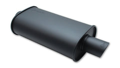 Vibrant Performance 1145 Flat Black Oval Muffler (2.25 inch inlet)