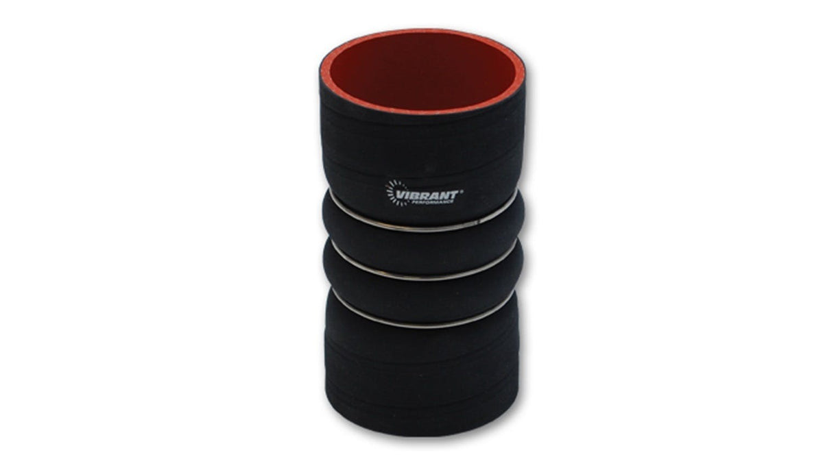 Vibrant Performance 11821 4Ply Aramid Reinforced Hump Hose Connector with 3 Reinforcement Rings