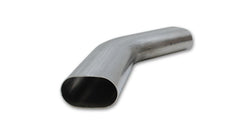 Vibrant Performance 13189 3 inch Oval 45 Degree Mandrel Bend, 6 inch x 6 inch leg