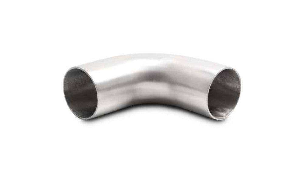 Vibrant Performance - 13342 - 90 Degree Brushed Mandrel Bend, 1.50 in. O.D; Length from Tangent: 2.75 in.