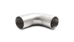 Vibrant Performance - 13342 - 90 Degree Brushed Mandrel Bend, 1.50 in. O.D; Length from Tangent: 2.75 in.