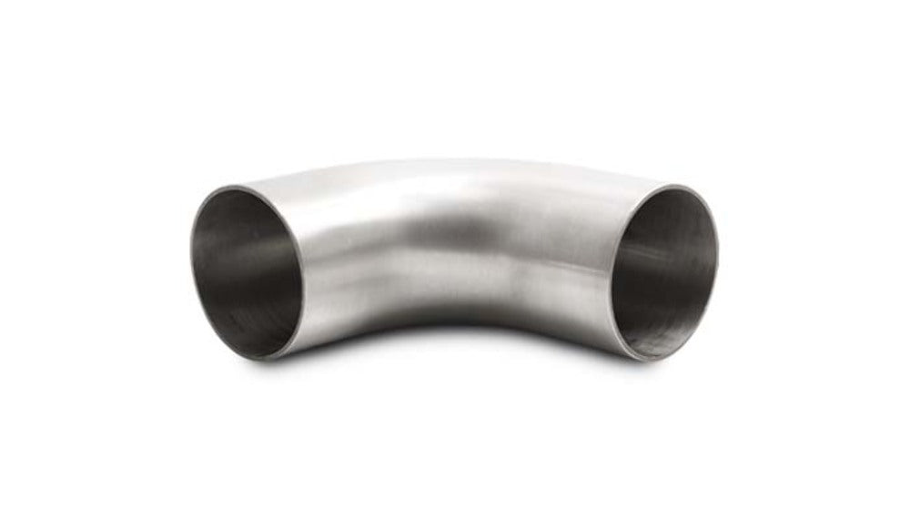 Vibrant Performance - 13346 - 90 Degree Brushed Mandrel Bend, 2.00 in. O.D; Length from Tangent: 3.23 in.