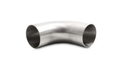 Vibrant Performance - 13350 - 90 Degree Brushed Mandrel Bend, 2.50 in. O.D; Length from Tangent: 4.13 in.