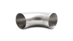 Vibrant Performance - 13356 - 90 Degree Brushed Mandrel Bend, 4.00 in. O.D; Length from Tangent: 5.91 in.