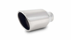 Vibrant Performance - 1343 - 4.00 in. Outlet O.D. Stainless Steel Tip (Double Wall, Angle Cut), 3.00 in. Inlet I.D.
