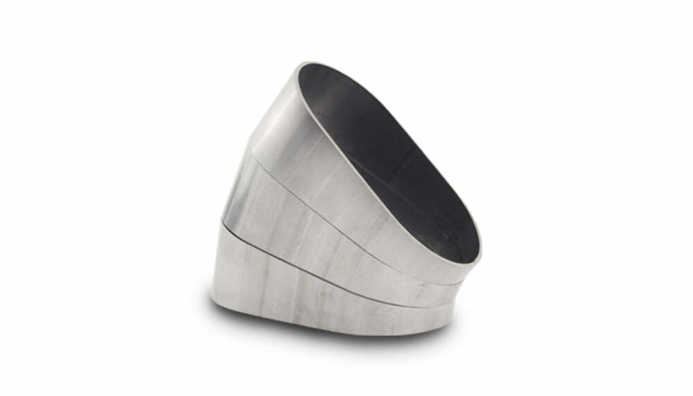 Vibrant Performance - 13580 - 45 Degree Horizontal Plane Oval Pie Cuts, Nominal Tube Size: 3.50 in.