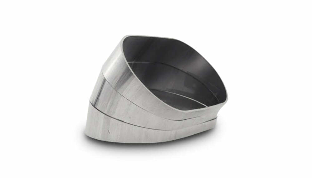 Vibrant Performance - 13591 - 45 Degree Vertical Plane Oval Pie Cuts, Nominal Tube Size: 4 in.